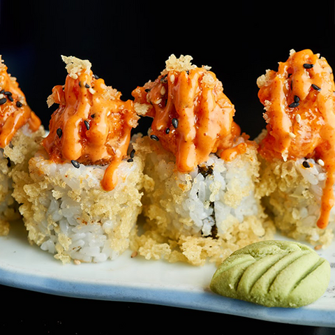 Rolls and Sashimi | Spicy Salmon Roll - Ebi 10 PH